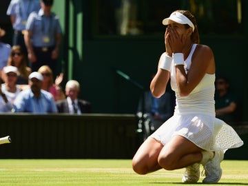 Garbiñe Muguruza avanza a la final de Wimbledon