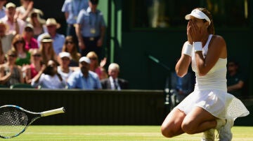 Garbiñe Muguruza avanza a la final de Wimbledon