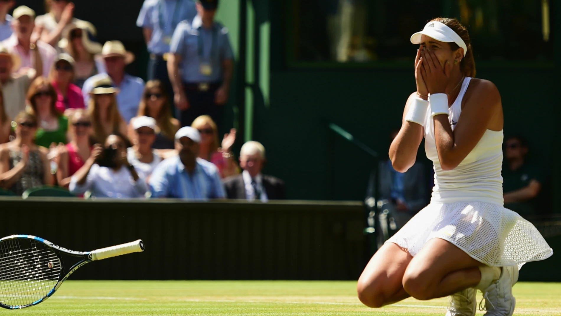 Garbiñe Muguruza avanza a la final de Wimbledon Garbiñe Muguruza avanza a la final de Wimbledon