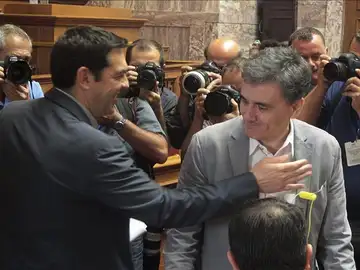 Alexis Tsipras y Euclides Tsakalotos Alexis Tsipras y Euclides Tsakalotos