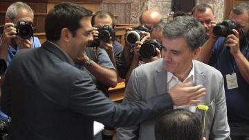 Alexis Tsipras y Euclides Tsakalotos