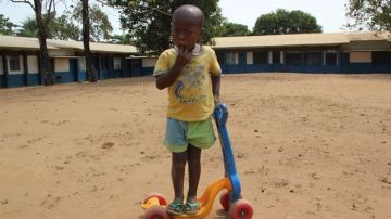 Ibrahim, ciego a causa del ébola