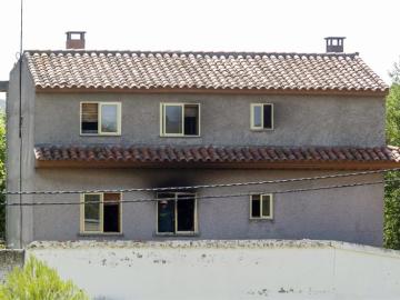 Vista de la residencia privada de Santa Fe