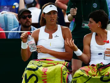 Garbiñe Muguruza y Carla Suárez Garbiñe Muguruza y Carla Suárez