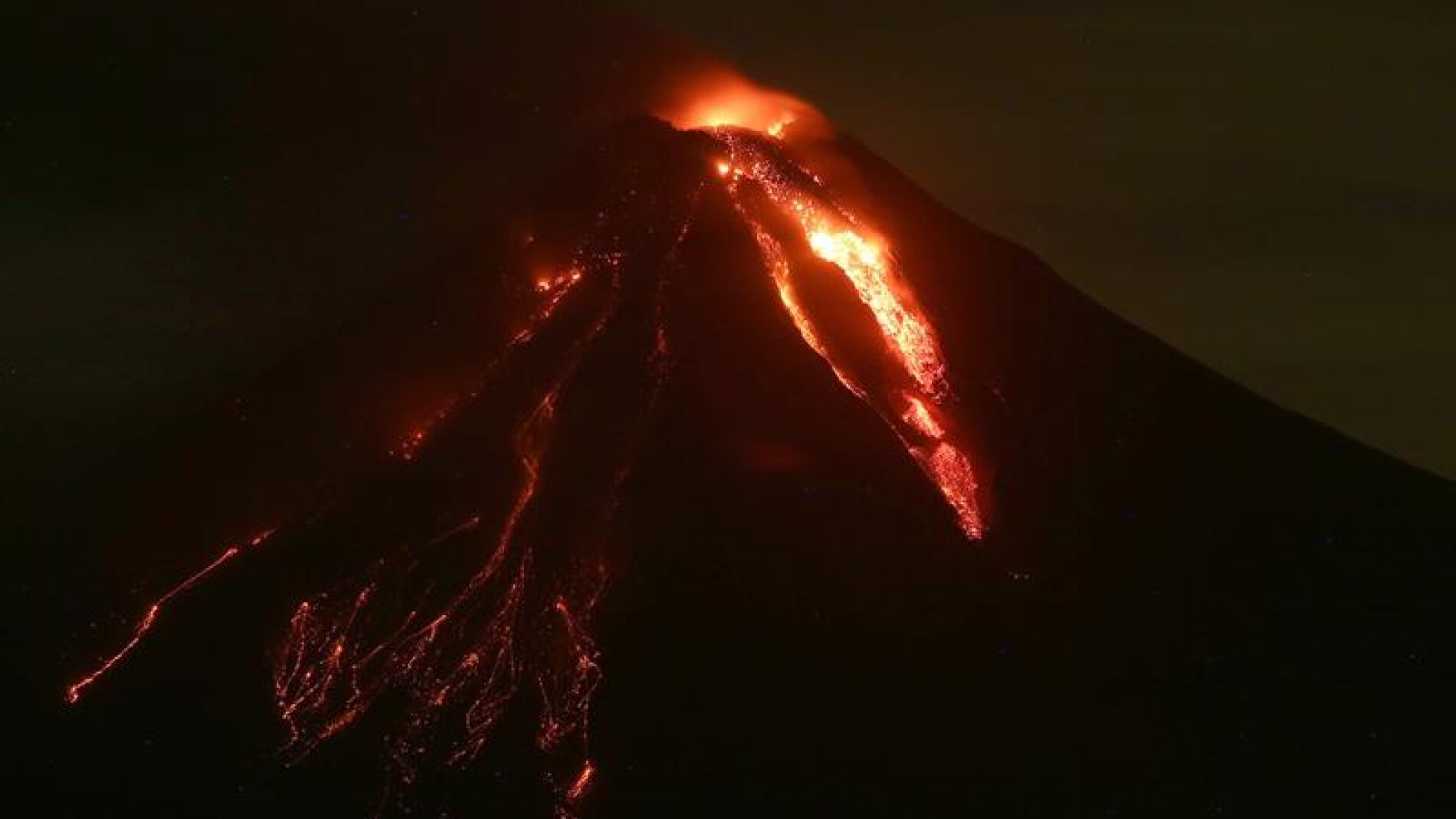 El Volc&aacute;n de Colima, en el oeste de M&eacute;xico