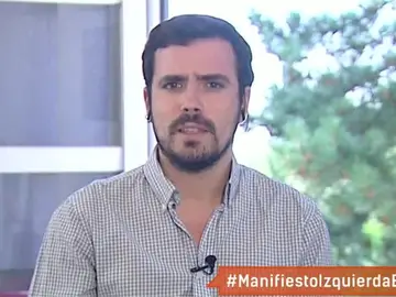 Alberto Garzón en una entrevista en Espejo Público Alberto Garzón en una entrevista en Espejo Público
