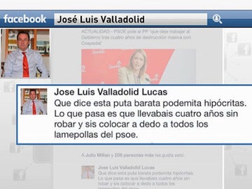 Imagen de la publicación del alcalde José Luis Valladolid