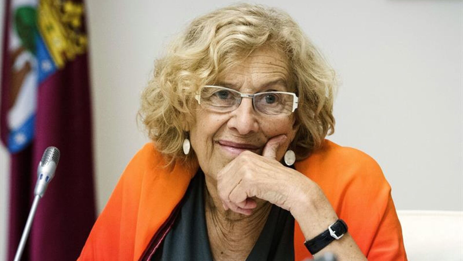  La alcaldesa de Madrid, Manuela Carmena