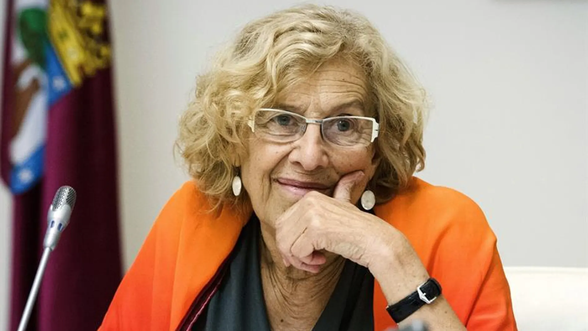 La alcaldesa de Madrid, Manuela Carmena La alcaldesa de Madrid, Manuela Carmena