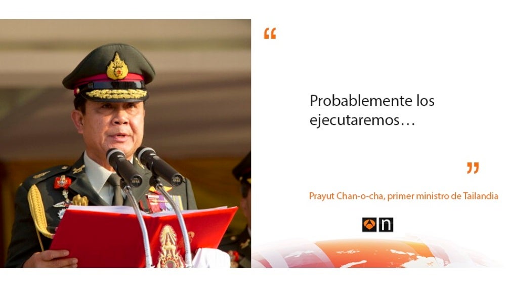 Declaraciones primer ministro de Tailandia