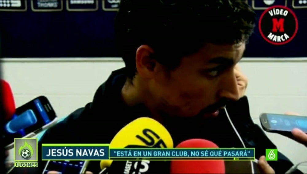 Jesús Navas: "No sé qué pasará con Sergio Ramos"