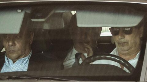 Rodrigo Rato a su salida de los Juzgados de Plaza Castilla