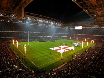 El Millenium Stadium, durante un partido de Gales contra Inglaterra