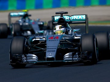 Hamilton, por delante de Rosberg