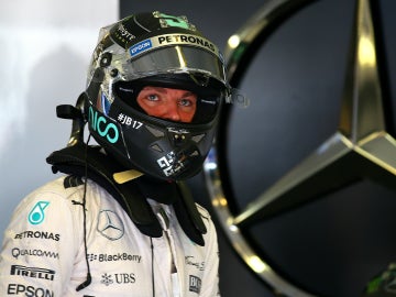 Rosberg, tras su casco