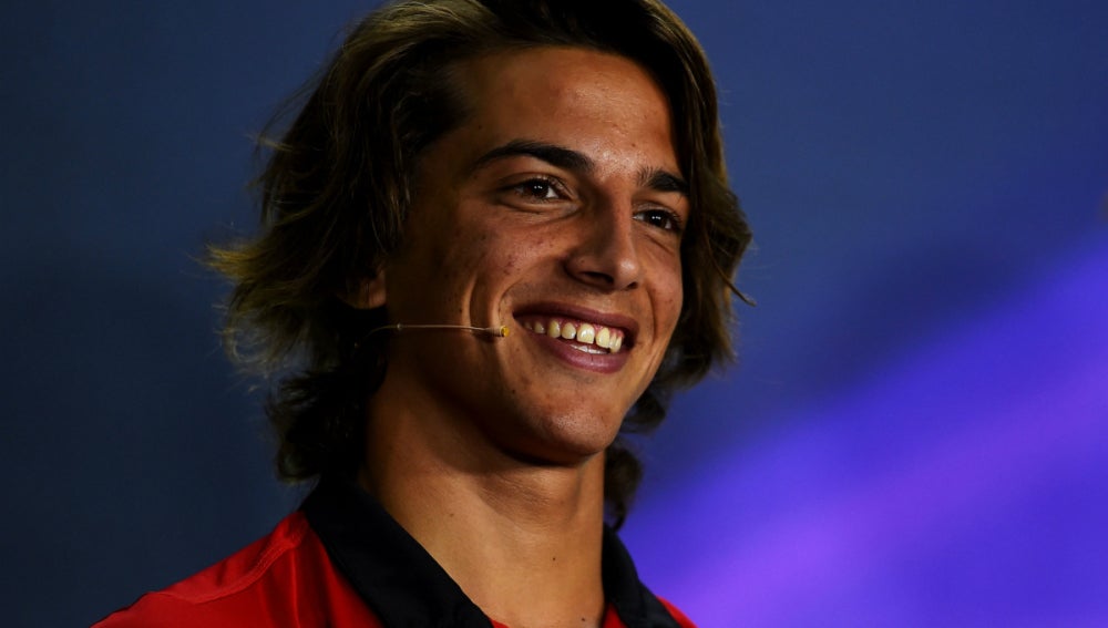 Roberto Merhi, en sala de prensa