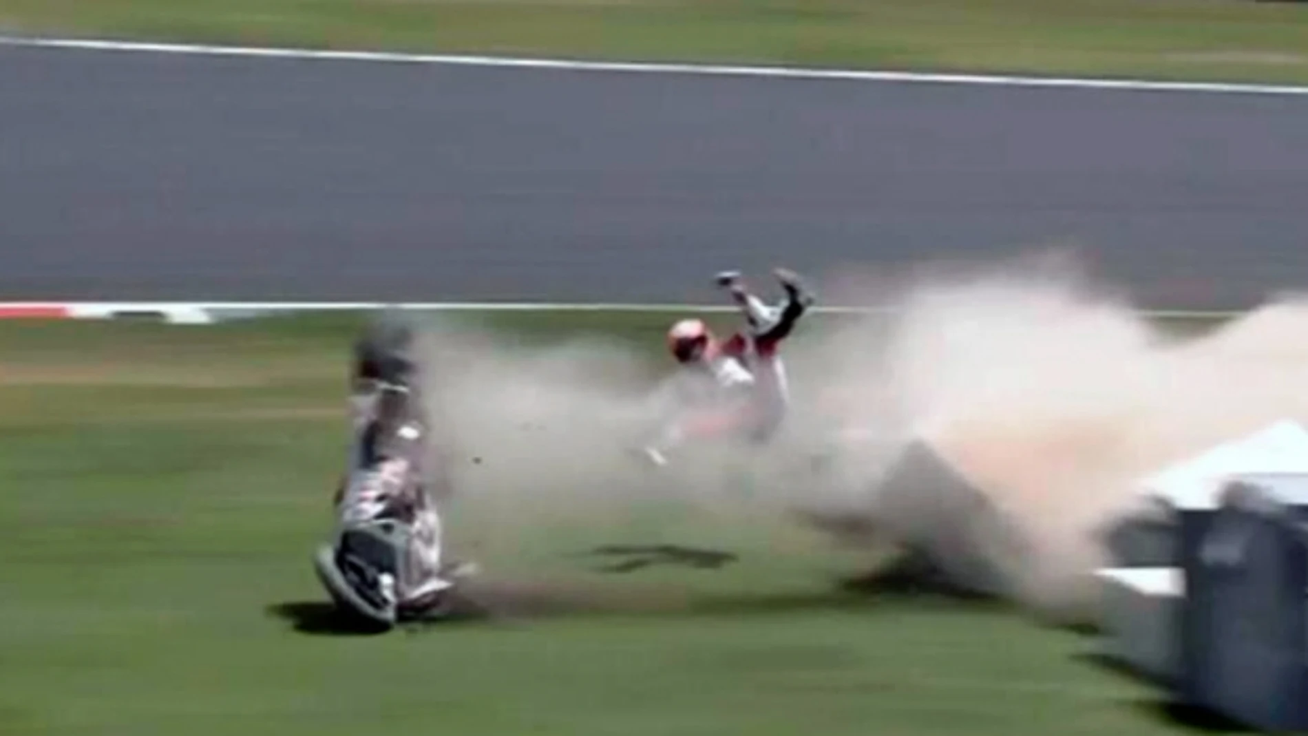 El accidente de Casey Stoner en las 8 Horas de Suzuka El accidente de Casey Stoner en las 8 Horas de Suzuka