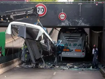 Accidente de autobús en Francia Accidente de autobús en Francia