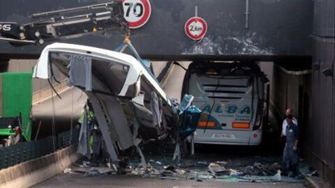 Accidente de autob&uacute;s en Francia