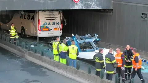 Accidente de autobús en Lille Accidente de autobús en Lille