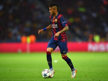 Neymar durante la final de la Champions ante la Juventus