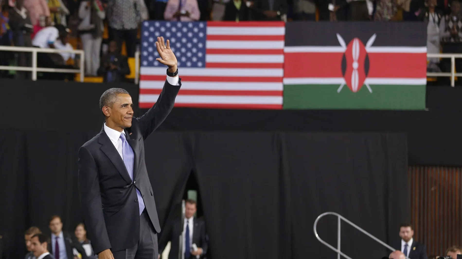 Barack Obama, durante su visita a Kenia Barack Obama, durante su visita a Kenia