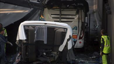 El guía del autobús siniestrado: 