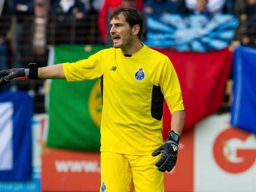 Iker Casillas, en un partido con el Oporto