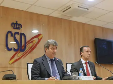 Miguel Cardenal, durante una rueda de prensa Miguel Cardenal, durante una rueda de prensa