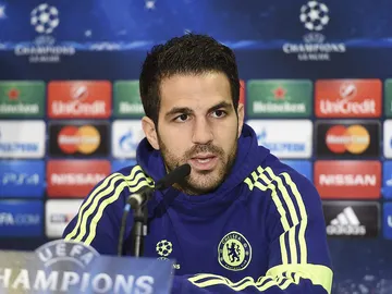 Cesc Fábregas, durante una rueda de prensa Cesc Fábregas, durante una rueda de prensa