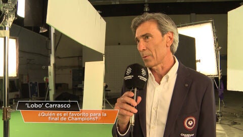 El 'Lobo' Carrasco, comentarista del equipo Champions Total