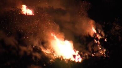 Detenido el presunto autor del incendio forestal en las afueras de Orense