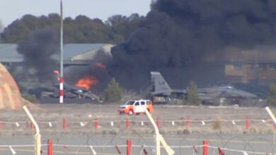 Un objeto suelto en la cabina del F-16 causó la tragedia aérea de enero en Albacete