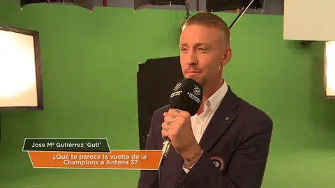 Guti, comentarista del equipo de Champions Total Guti, comentarista del equipo de Champions Total