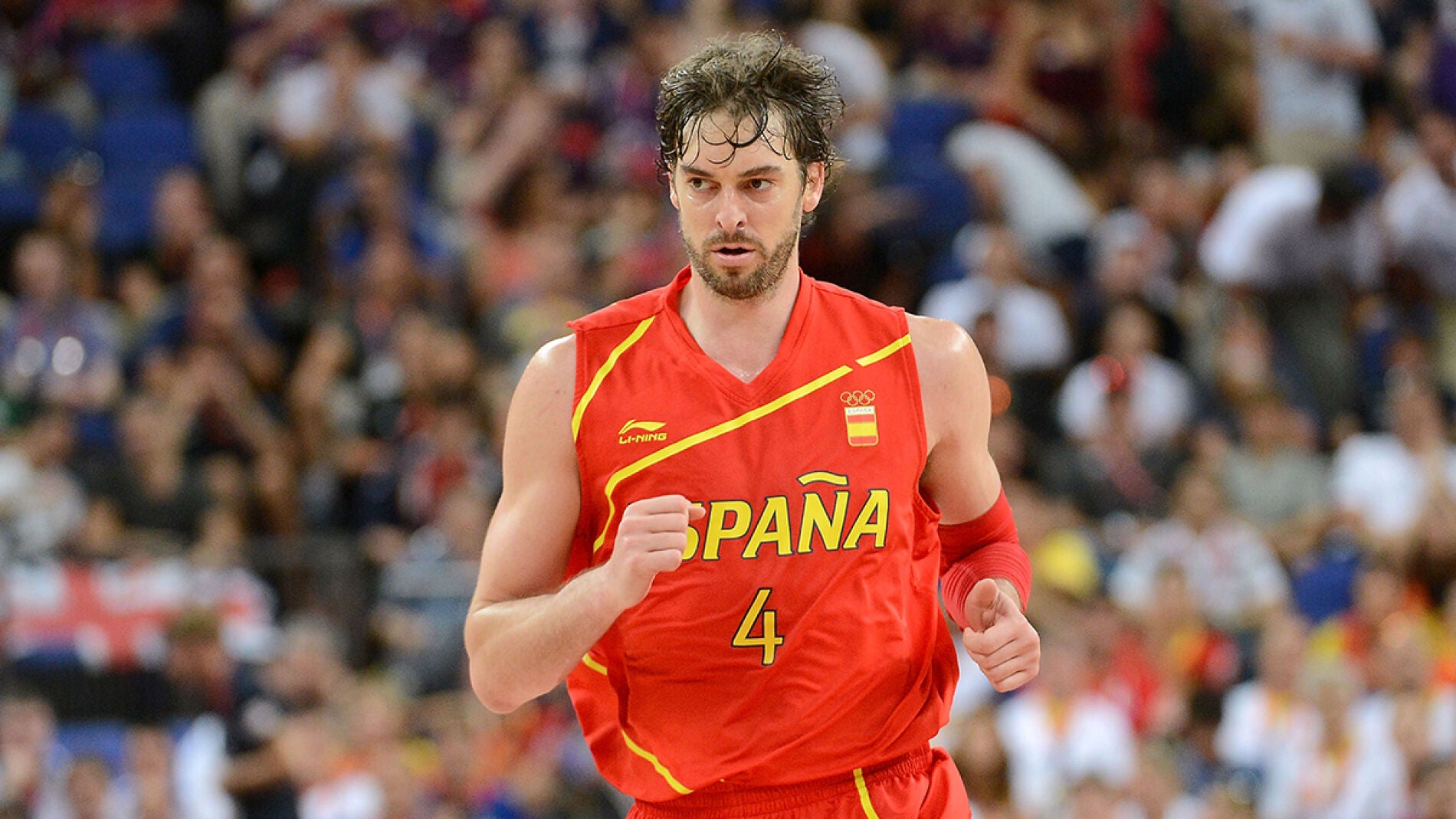 Pau Gasol, durante un encuentro con la selecci&oacute;n espa&ntilde;ola