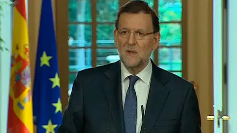 Mariano Rajoy responde a los medios en La Moncloa Mariano Rajoy responde a los medios en La Moncloa
