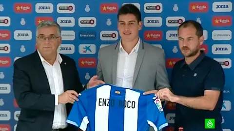 Enzo Roco, nuevo jugador del Espanyol Enzo Roco, nuevo jugador del Espanyol
