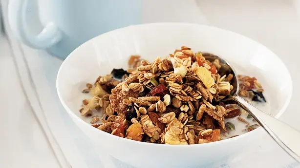 Desayuno de muesli Desayuno de muesli