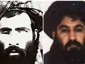 El mulá Omar y su sucesor, el mulá Ajtar Mansur El mulá Omar y su sucesor, el mulá Ajtar Mansur