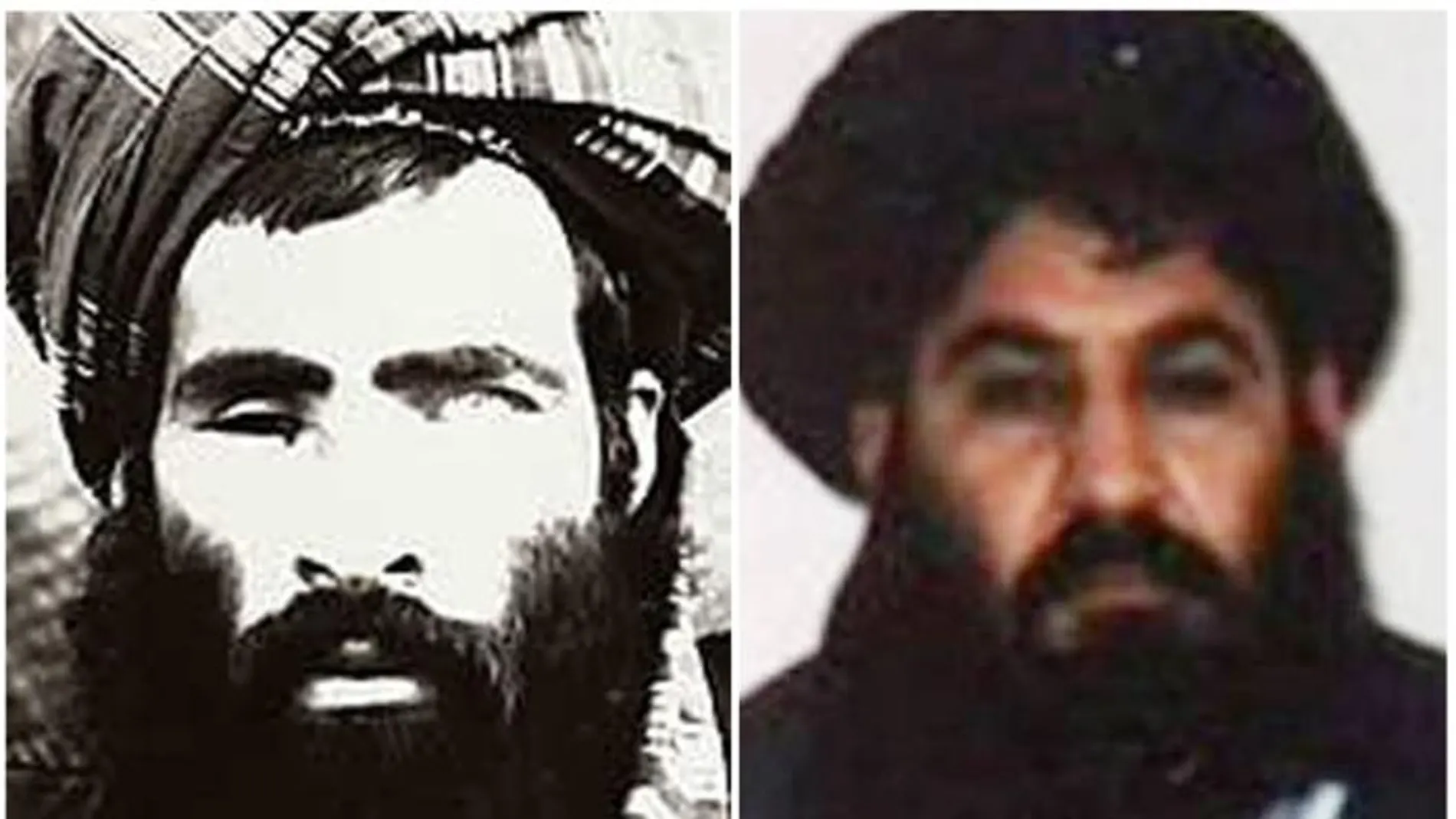 El mulá Omar y su sucesor, el mulá Ajtar Mansur El mulá Omar y su sucesor, el mulá Ajtar Mansur