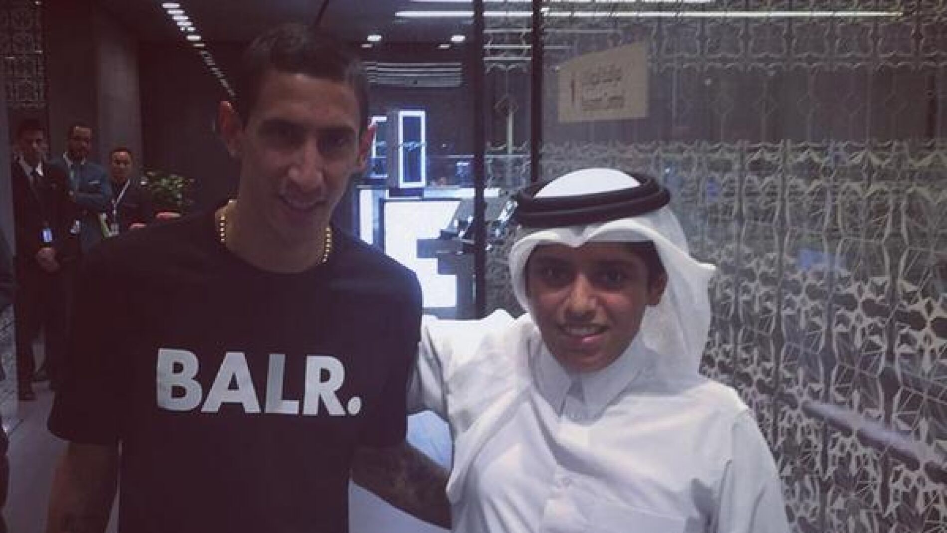 Di Mar&iacute;a, en su llegada a Doha