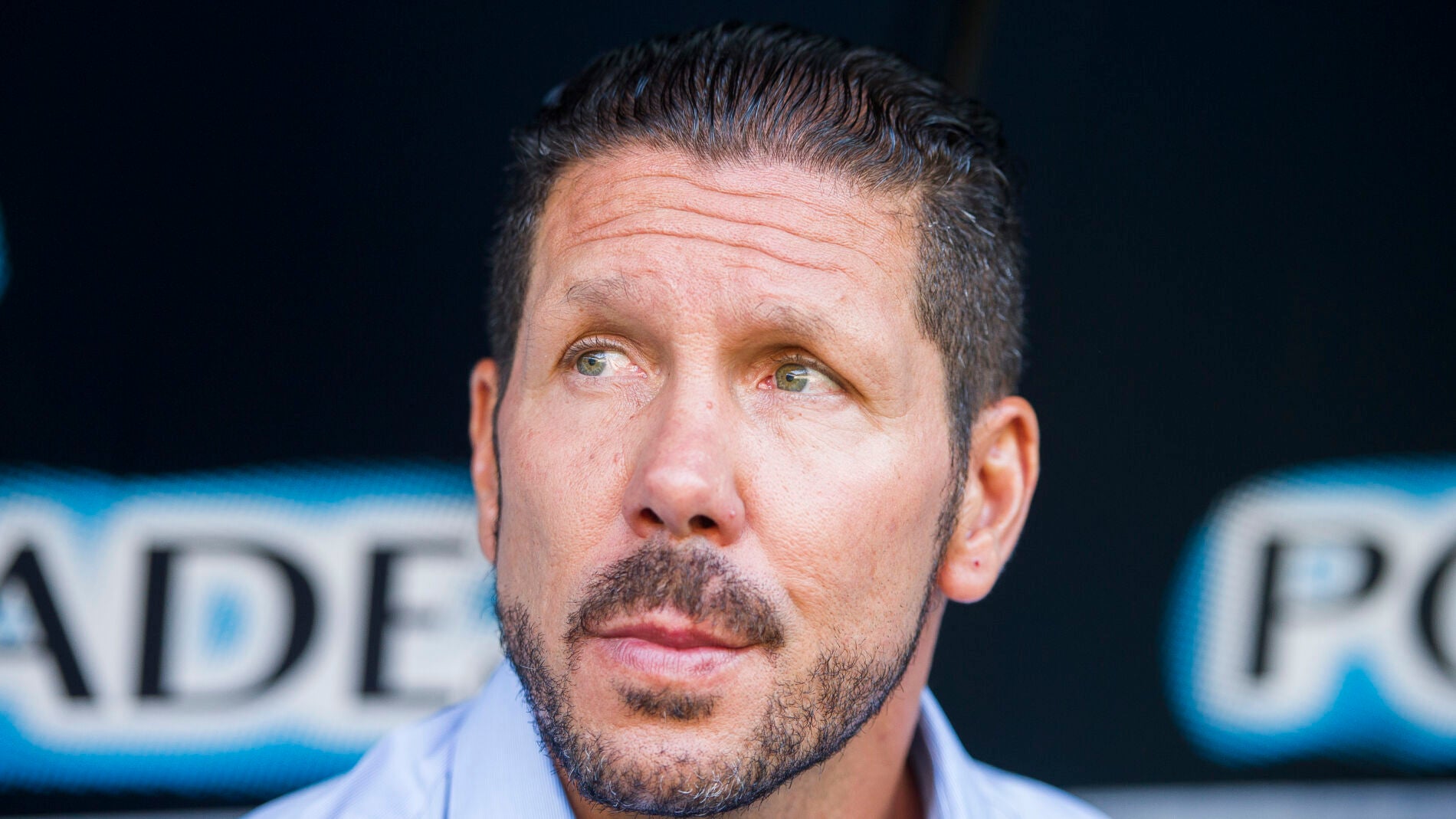 Diego Pablo Simeone en el banquillo