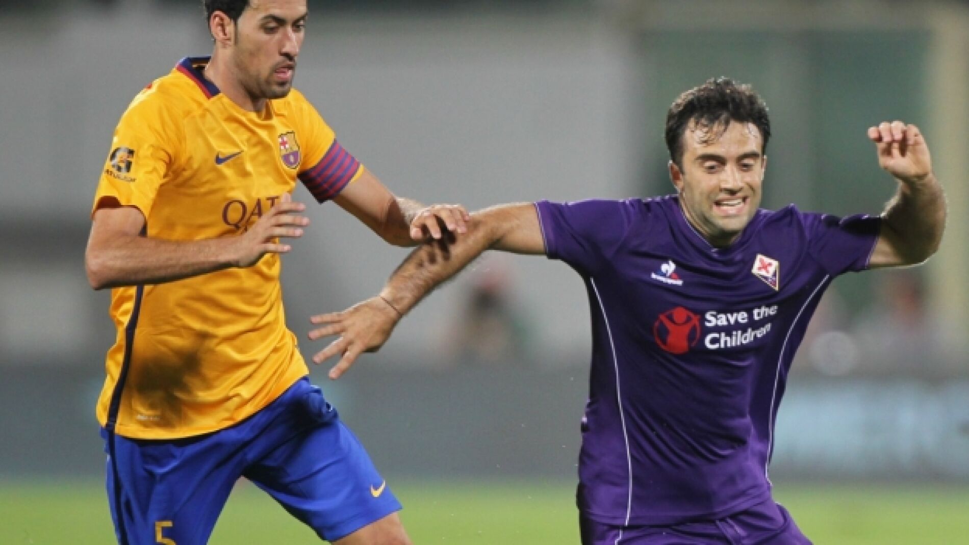 Busquets, superado por Giuseppe Rossi