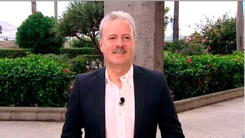 El periodista Manuel Campo Vidal durante una entrevista en Espejo P&uacute;blico