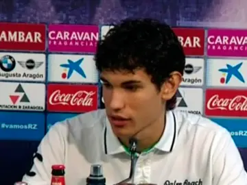 Vallejo, durante la rueda de prensa Vallejo, durante la rueda de prensa