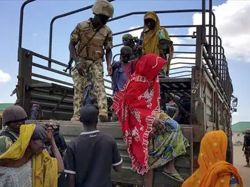 Nigerianos rescatados de campos de Boko Haram Nigerianos rescatados de campos de Boko Haram