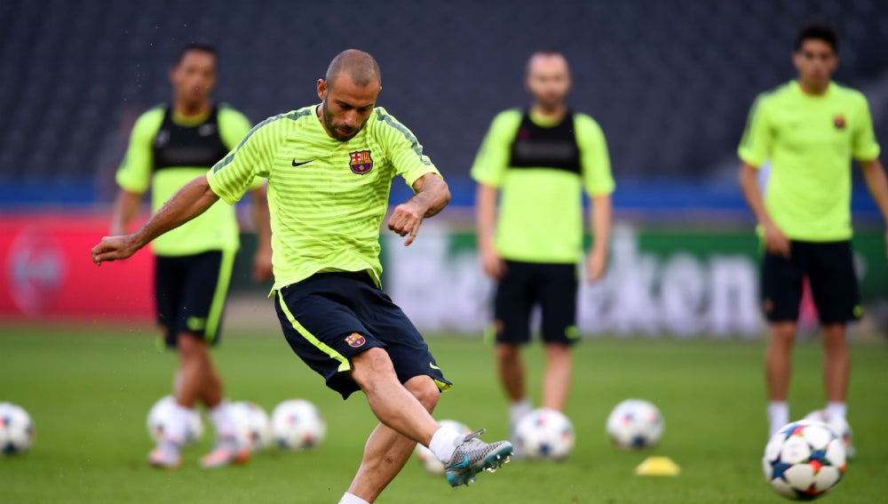 Javier Mascherano cuarto capitán del Barça