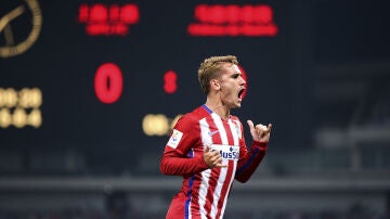 Griezmann celebra su primer gol