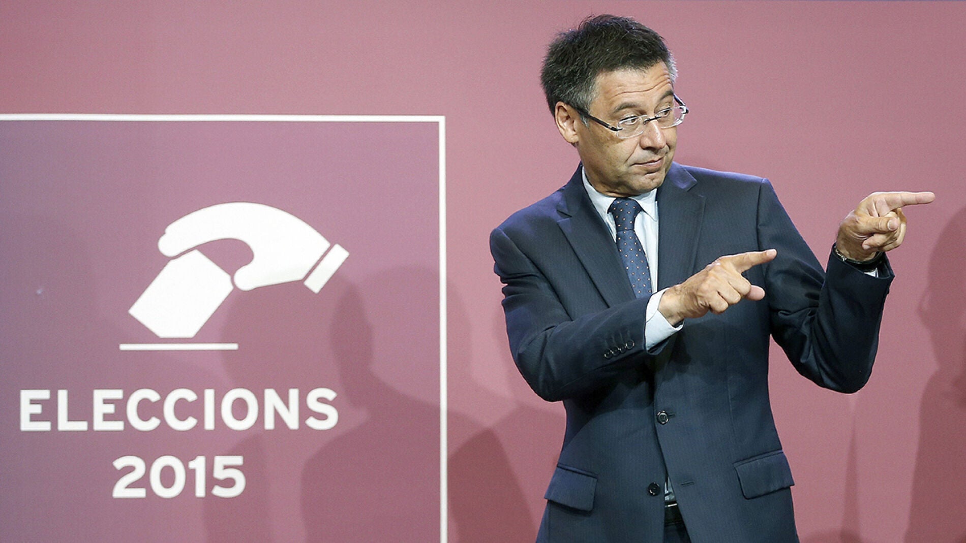 El presidente del Barcelona, Josep Mar&iacute;a Bartomeu