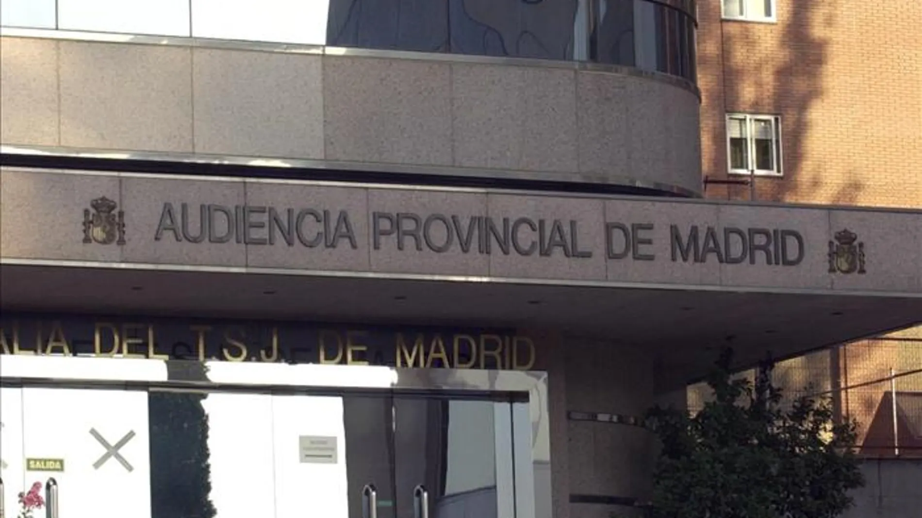 Fachada de la Audiencia Provincial de Madrid Fachada de la Audiencia Provincial de Madrid